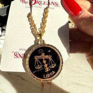 RARE Vintage “Libra” Zodiac Necklace